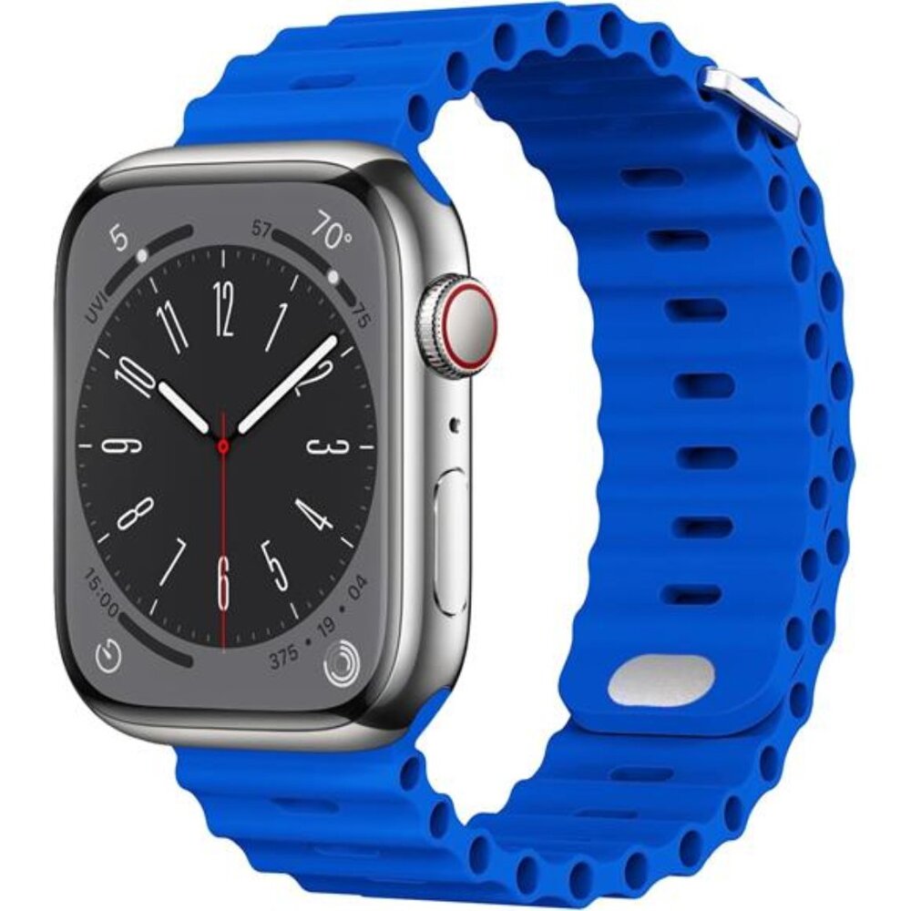 Sport Soft Silicone Compatible with Apple Watch Ocean Band Wristband Ultra 9 8 7